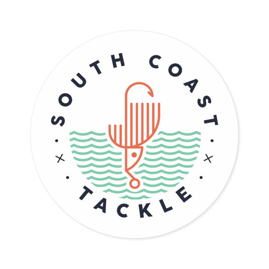 South Coast Tackle Round Logo Sticker